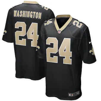 mens nike dwayne washington black new orleans saints game p